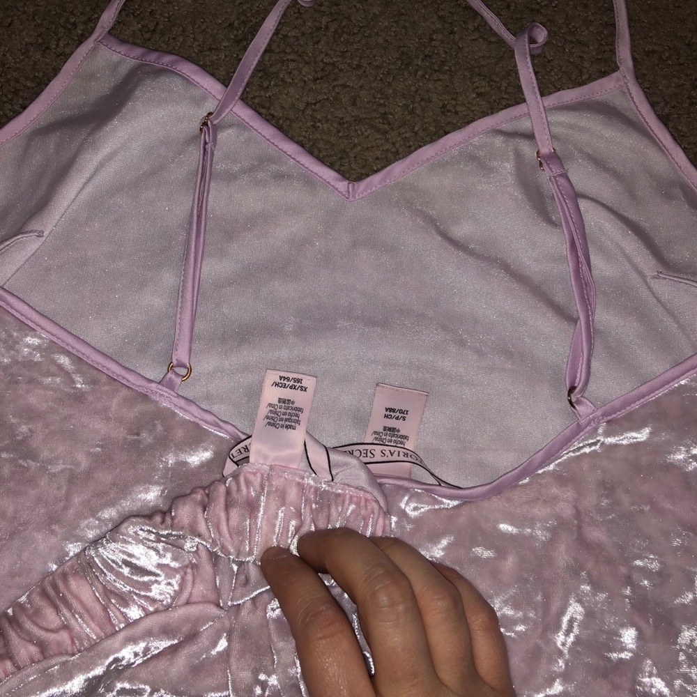 Velvet pj tank set